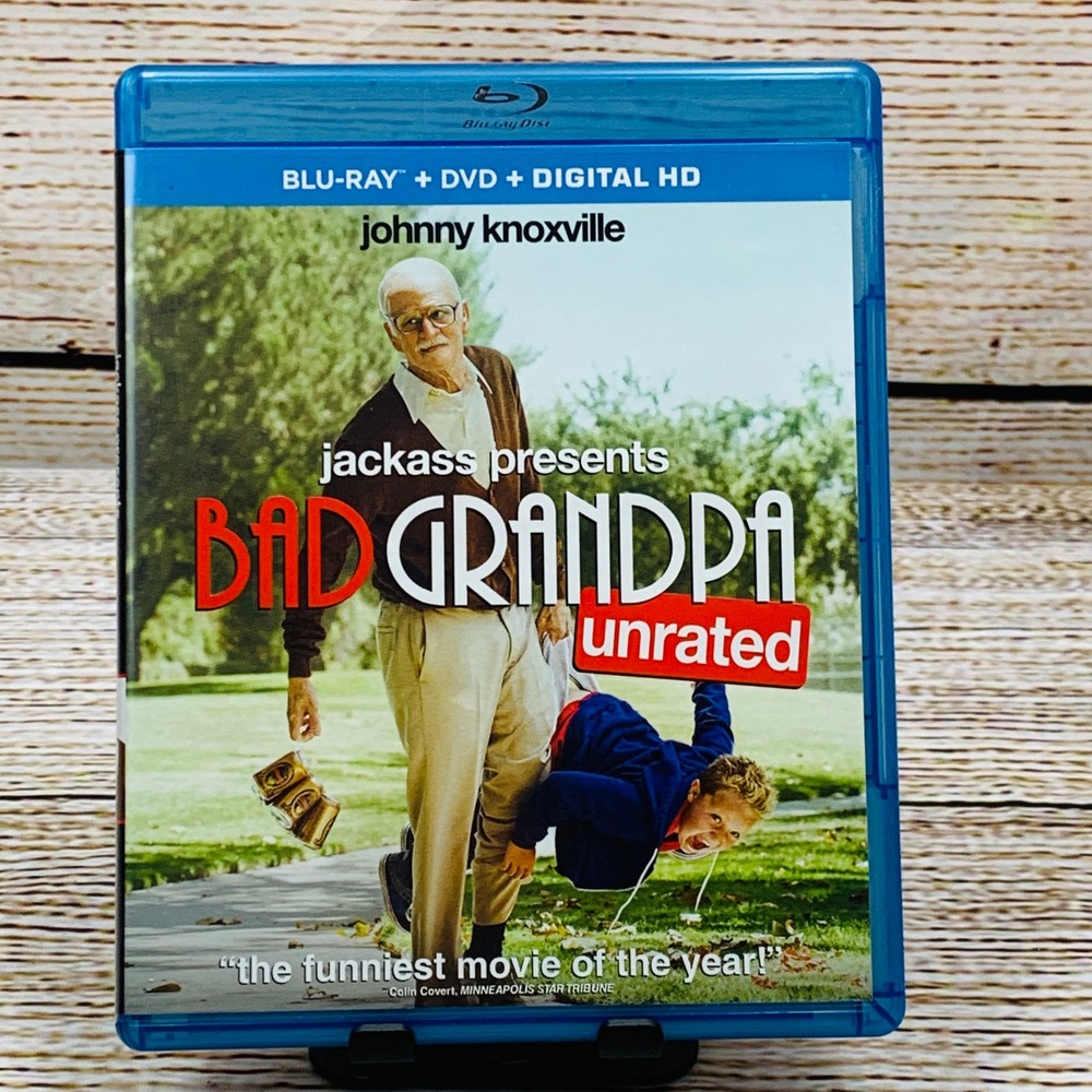 Jackass Presents: Bad Grandpa [Blu-Ray + DVD‎ 2013] Unrated Comedy Movie